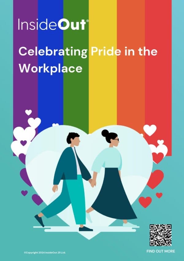 Cover of the InsideOut® guide, Celebrating Pride in the workplace