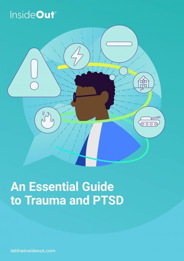 Cover of the InsideOut® guide, An essential guide to trauma and PTSD